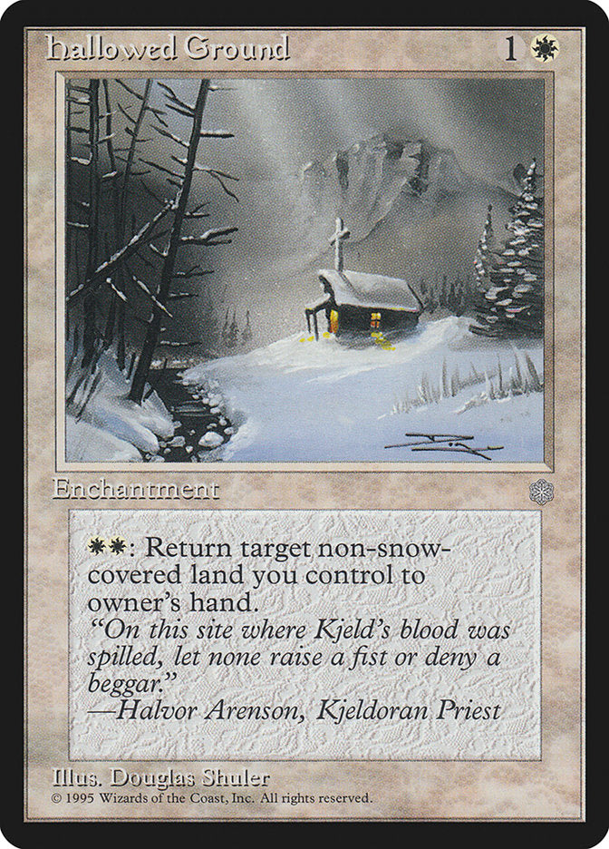Hallowed Ground [Ice Age] | Card Merchant Takapuna