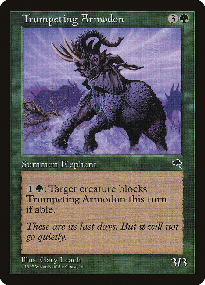 Trumpeting Armodon [Tempest] | Card Merchant Takapuna