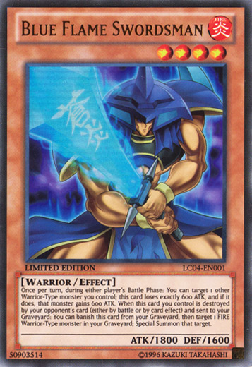 Blue Flame Swordsman [LC04-EN001] Ultra Rare | Card Merchant Takapuna