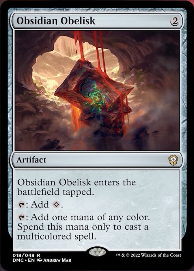 Obsidian Obelisk [Dominaria United Commander] | Card Merchant Takapuna