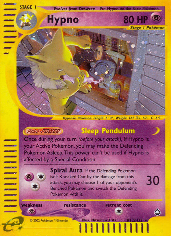 Hypno (H12/H32) [Aquapolis] | Card Merchant Takapuna