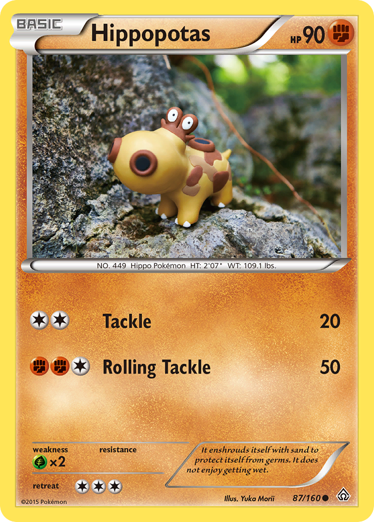Hippopotas (87/160) [XY: Primal Clash] | Card Merchant Takapuna