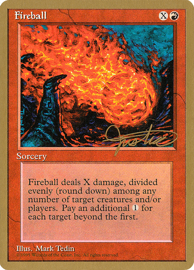Fireball (Mark Justice) [Pro Tour Collector Set] | Card Merchant Takapuna