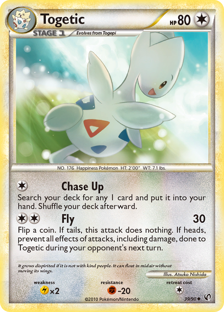 Togetic (39/90) [HeartGold & SoulSilver: Undaunted] | Card Merchant Takapuna
