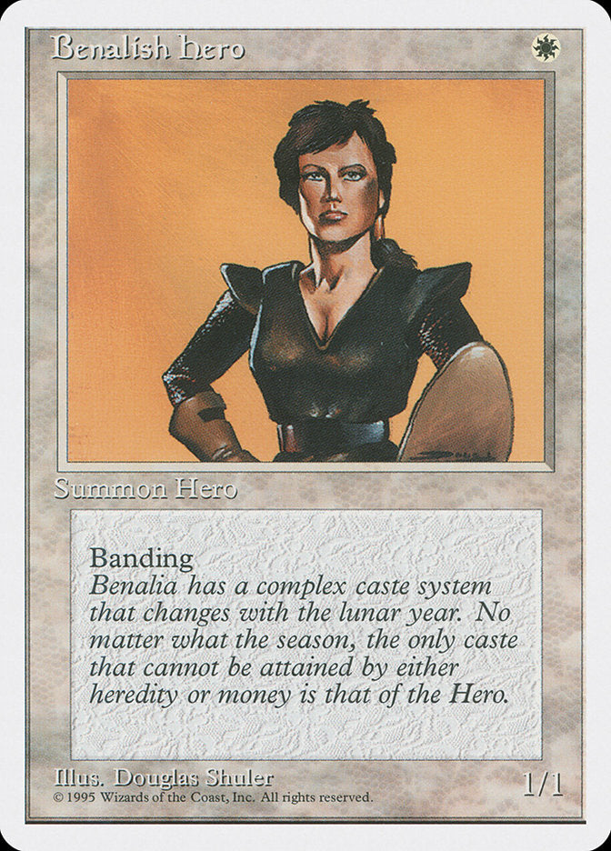 Benalish Hero [Fourth Edition] | Card Merchant Takapuna