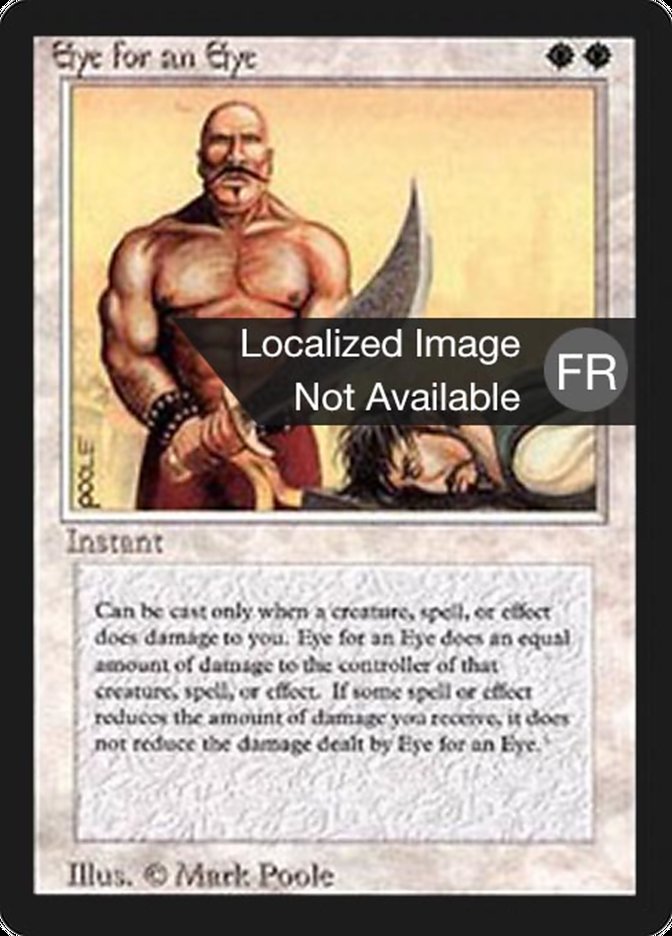Eye for an Eye [Foreign Black Border] | Card Merchant Takapuna