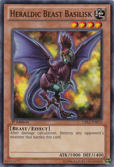 Heraldic Beast Basilisk [CBLZ-EN013] Common | Card Merchant Takapuna