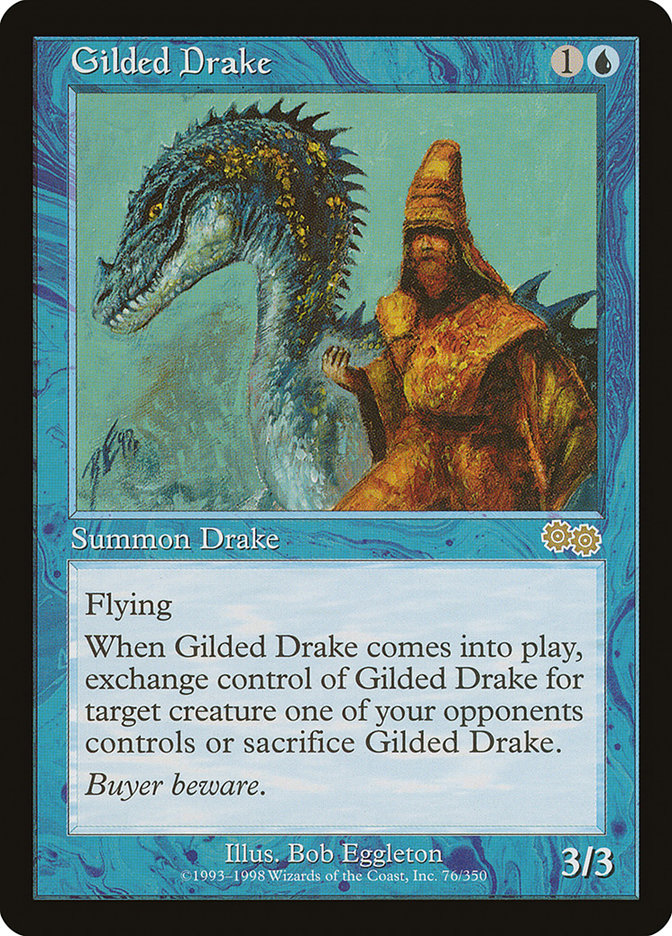Gilded Drake [Urza's Saga] | Card Merchant Takapuna