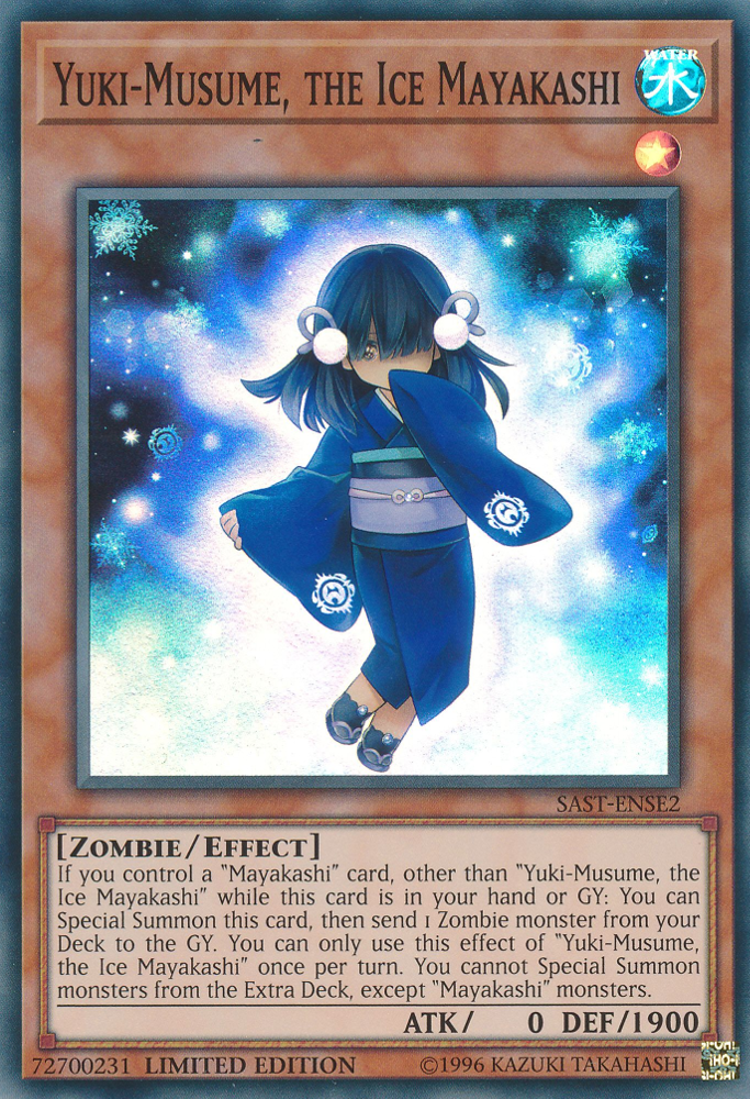Yuki-Musume, the Ice Mayakashi [SAST-ENSE2] Super Rare | Card Merchant Takapuna