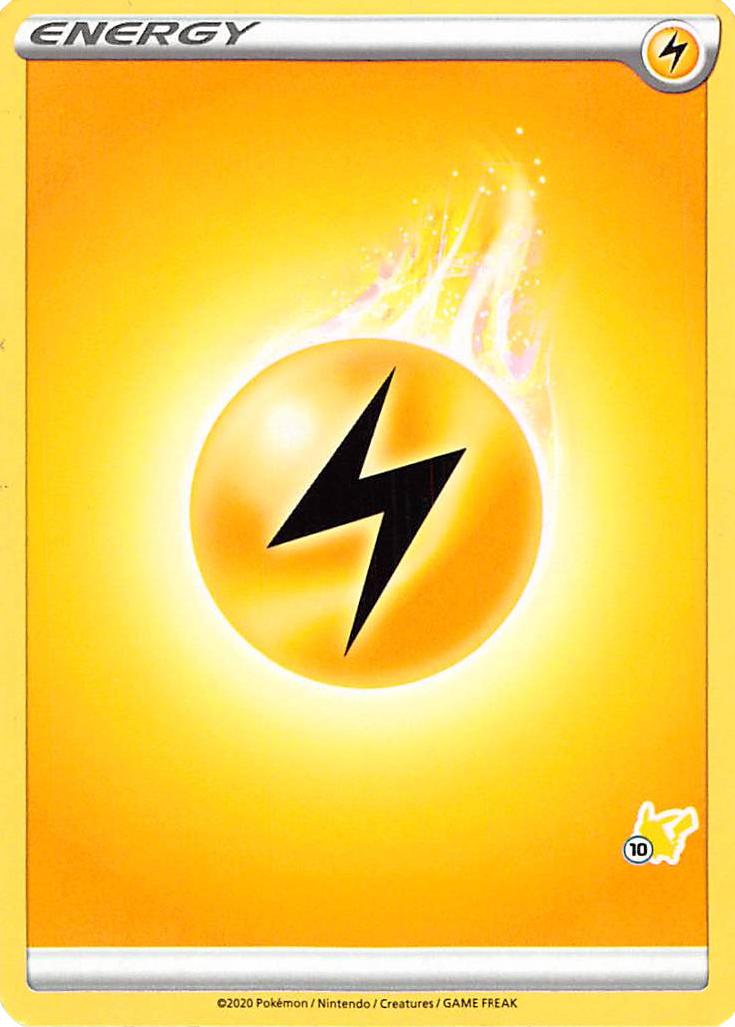 Lightning Energy (Pikachu Stamp #10) [Battle Academy 2022] | Card Merchant Takapuna