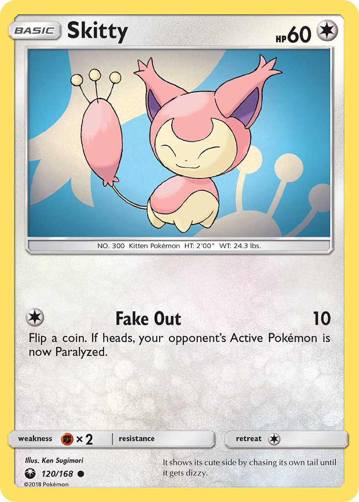 Skitty (120/168) [Sun & Moon: Celestial Storm] | Card Merchant Takapuna