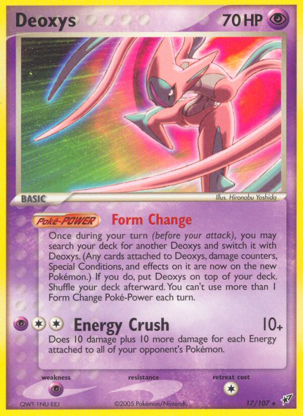 Deoxys (17/107) [EX: Deoxys] | Card Merchant Takapuna