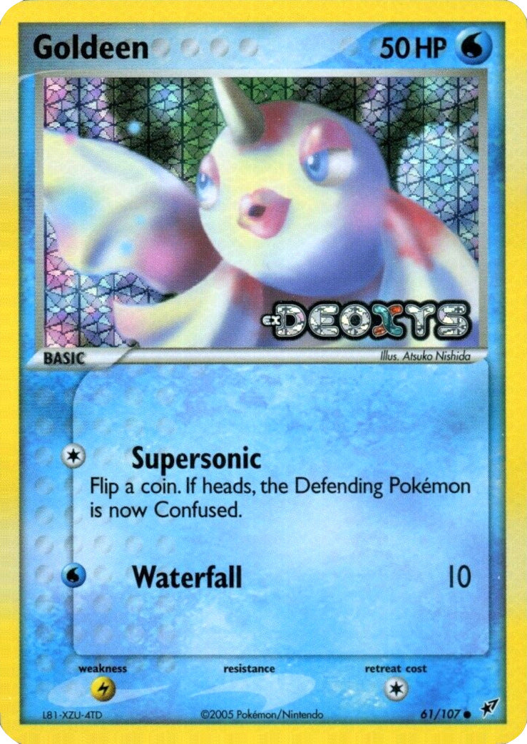 Goldeen (61/107) (Stamped) [EX: Deoxys] | Card Merchant Takapuna