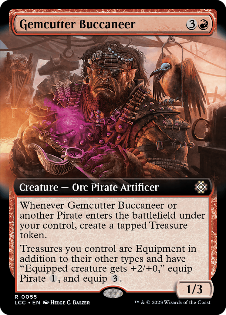 Gemcutter Buccaneer (Extended Art) [The Lost Caverns of Ixalan Commander] | Card Merchant Takapuna