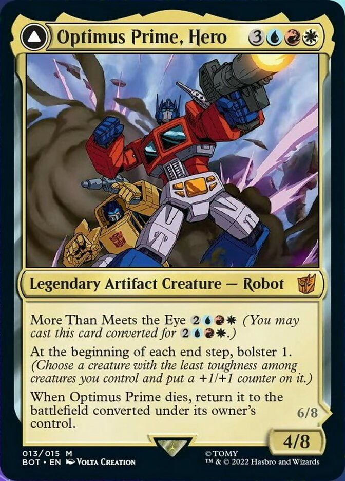 Optimus Prime, Hero // Optimus Prime, Autobot Leader [Transformers] | Card Merchant Takapuna