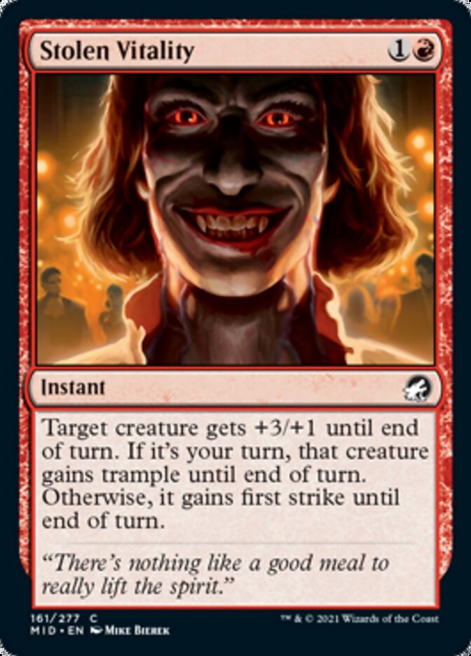 Stolen Vitality [Innistrad: Midnight Hunt] | Card Merchant Takapuna