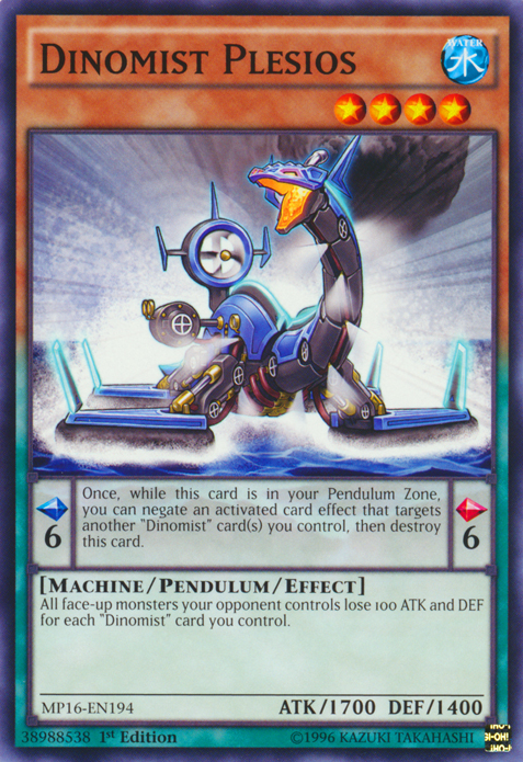 Dinomist Plesios [MP16-EN194] Common | Card Merchant Takapuna