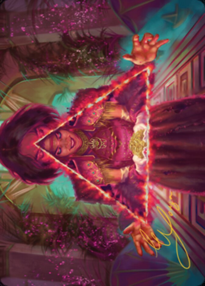 Seize the Spotlight Art Card (Gold-Stamped Signature) [Streets of New Capenna Art Series] | Card Merchant Takapuna