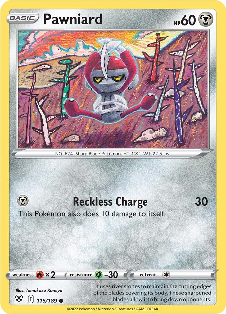 Pawniard (115/189) [Sword & Shield: Astral Radiance] | Card Merchant Takapuna