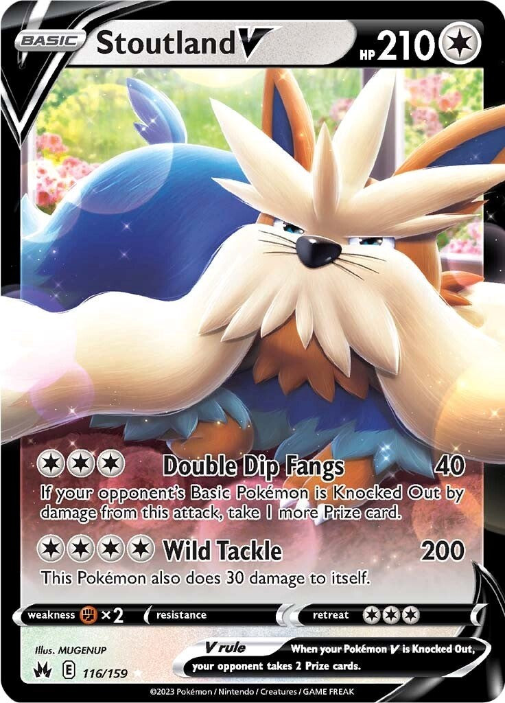 Stoutland V (116/159) [Sword & Shield: Crown Zenith] | Card Merchant Takapuna