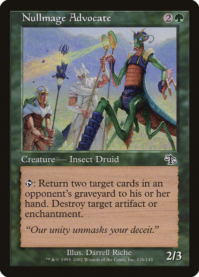 Nullmage Advocate [Judgment] | Card Merchant Takapuna