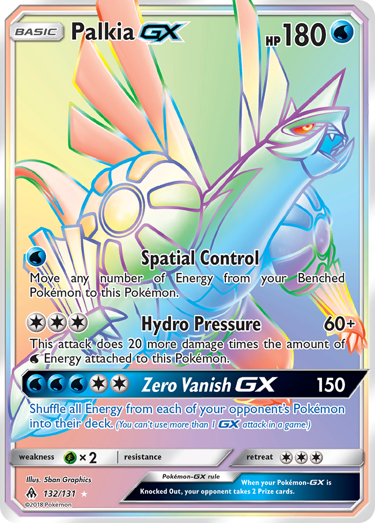 Palkia GX (132/131) [Sun & Moon: Forbidden Light] | Card Merchant Takapuna