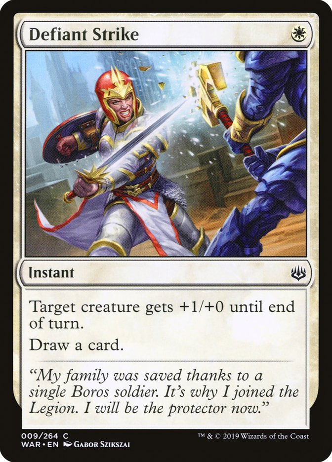Defiant Strike [War of the Spark] | Card Merchant Takapuna