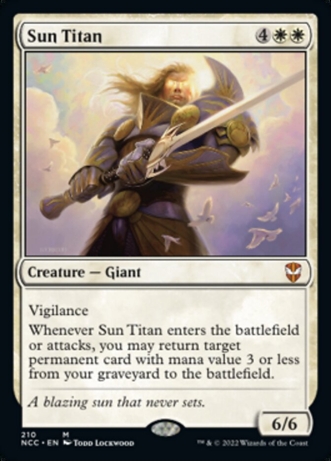 Sun Titan [Streets of New Capenna Commander] | Card Merchant Takapuna