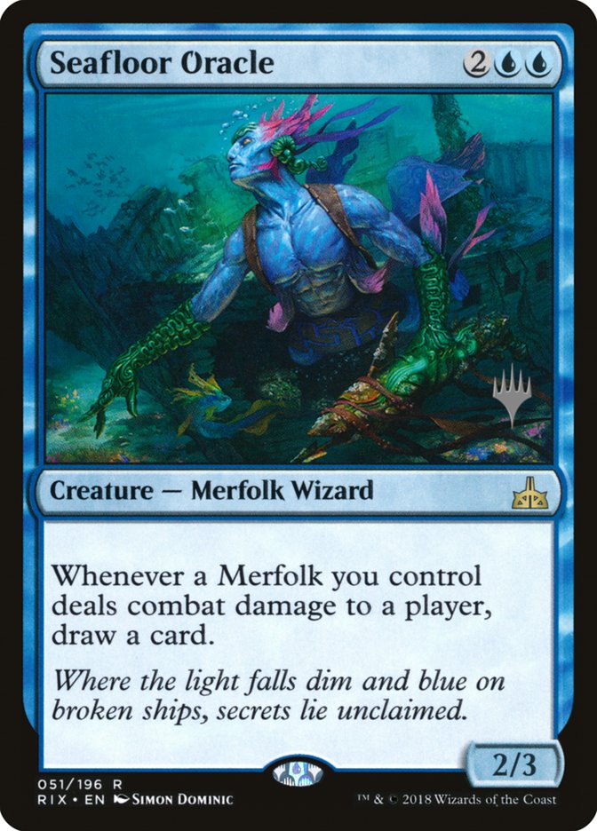 Seafloor Oracle (Promo Pack) [Rivals of Ixalan Promos] | Card Merchant Takapuna
