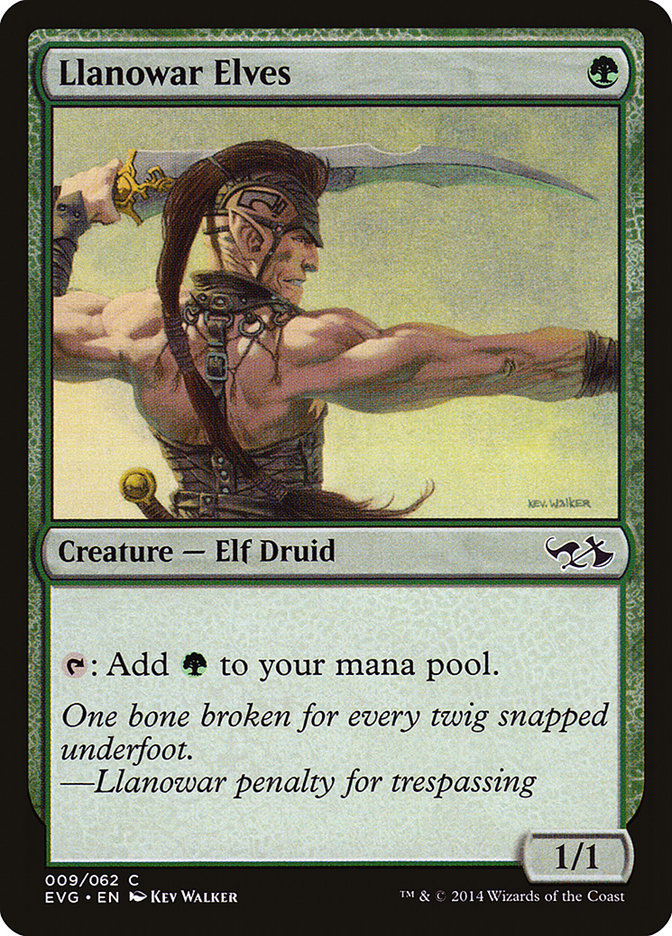 Llanowar Elves (Elves vs. Goblins) [Duel Decks Anthology] | Card Merchant Takapuna