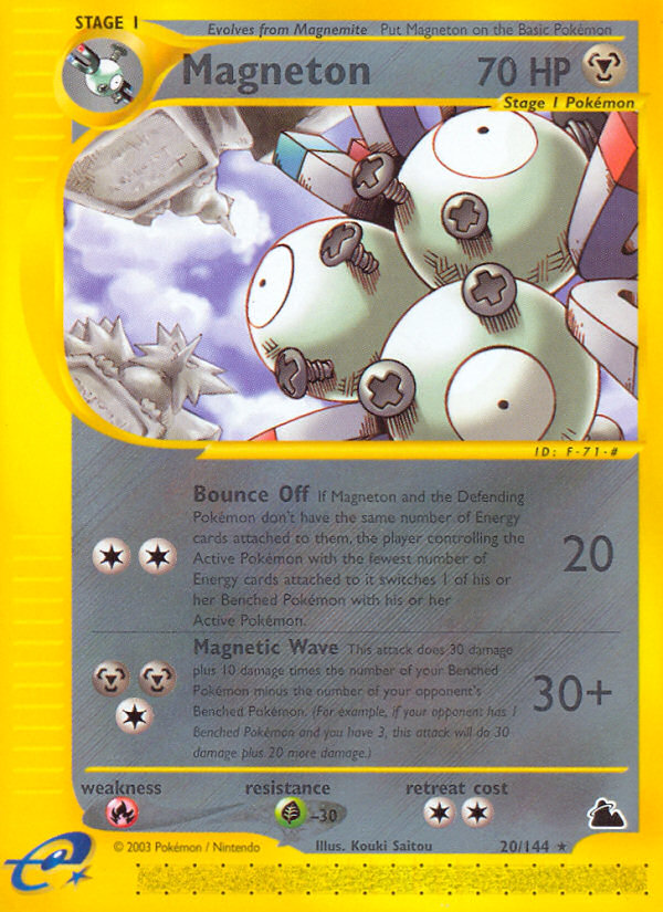 Magneton (20/144) [Skyridge] | Card Merchant Takapuna