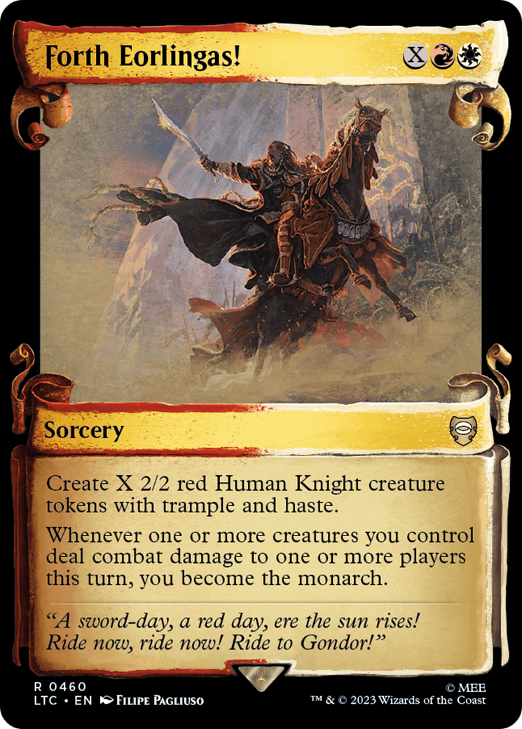 Forth Eorlingas! [The Lord of the Rings: Tales of Middle-Earth Commander Showcase Scrolls] | Card Merchant Takapuna