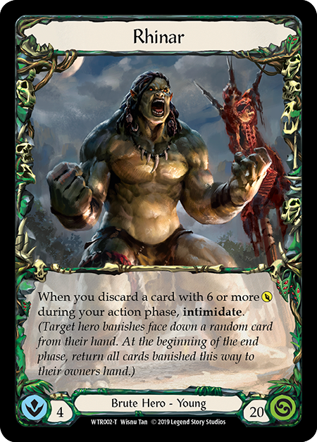 Katsu, the Wanderer // Rhinar [WTR076 // WTR002] (Welcome to Rathe)  1st Edition Normal | Card Merchant Takapuna