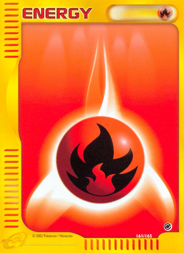 Fire Energy (161/165) [Expedition: Base Set] | Card Merchant Takapuna