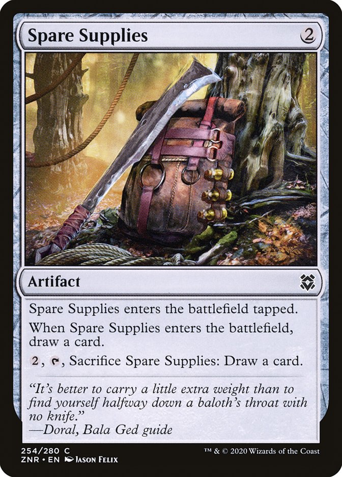 Spare Supplies [Zendikar Rising] | Card Merchant Takapuna