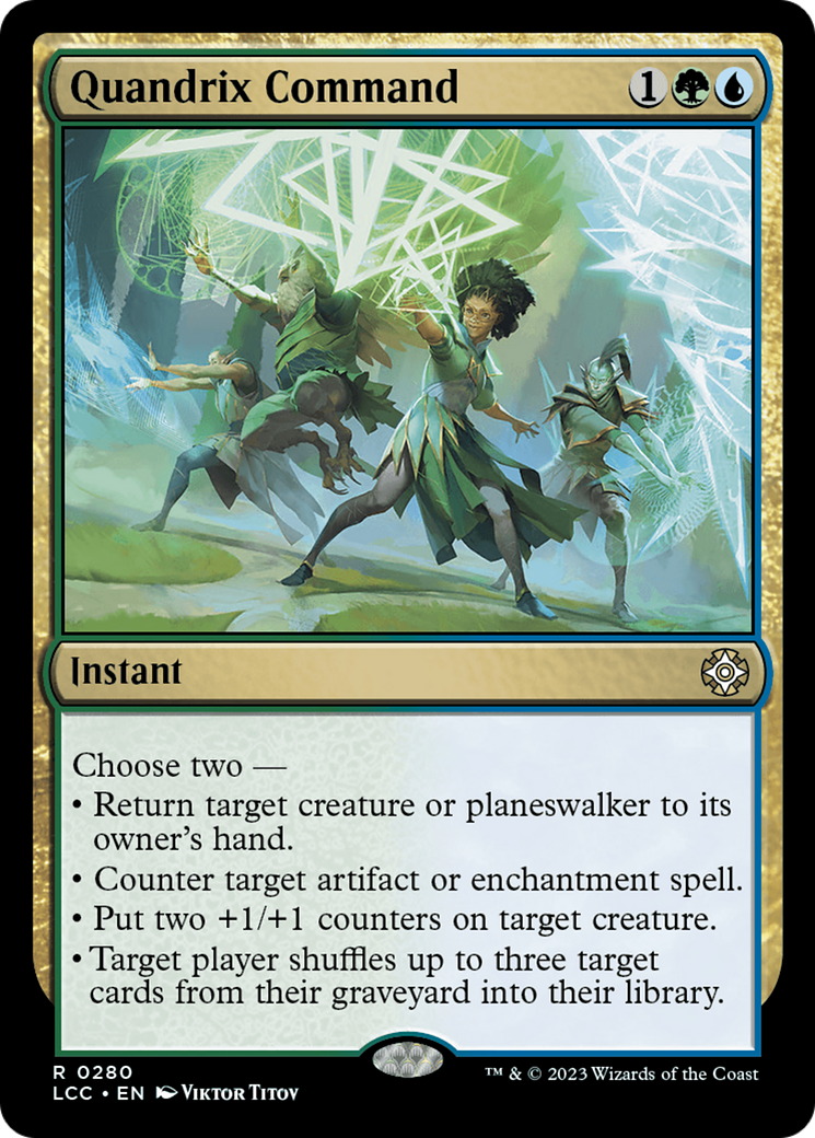 Quandrix Command [The Lost Caverns of Ixalan Commander] | Card Merchant Takapuna