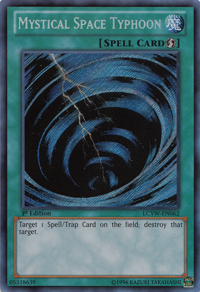 Mystical Space Typhoon [LCYW-EN062] Secret Rare | Card Merchant Takapuna