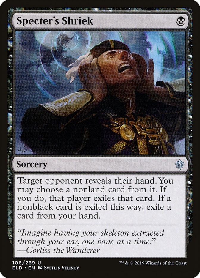 Specter's Shriek [Throne of Eldraine] | Card Merchant Takapuna