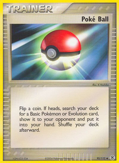 Poke Ball (95/112) [EX: FireRed & LeafGreen] | Card Merchant Takapuna
