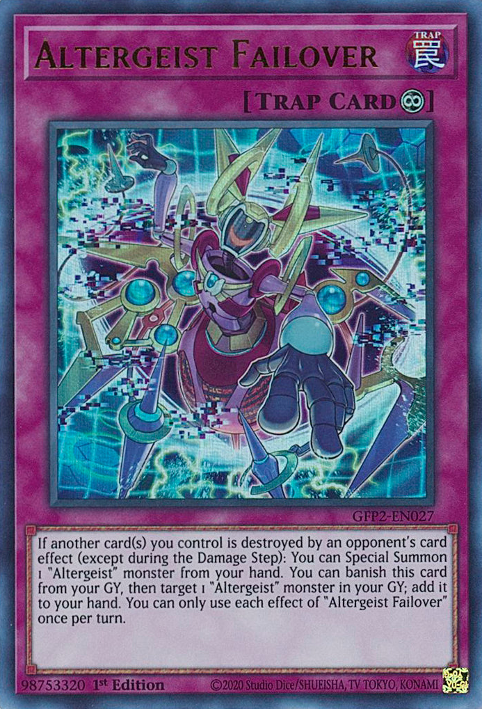 Altergeist Failover [GFP2-EN027] Ultra Rare | Card Merchant Takapuna