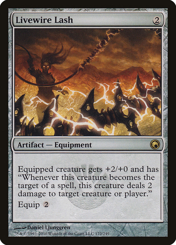 Livewire Lash [Scars of Mirrodin] | Card Merchant Takapuna