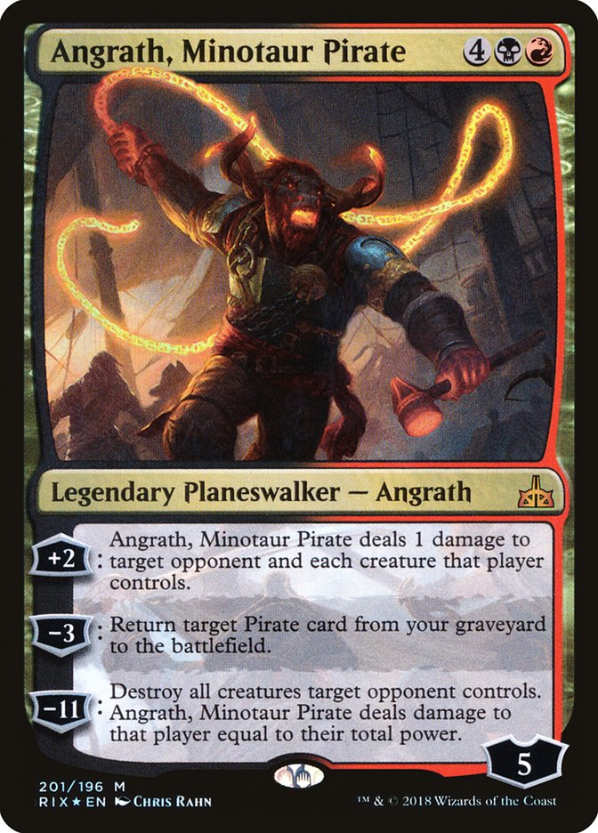 Angrath, Minotaur Pirate [Rivals of Ixalan] | Card Merchant Takapuna