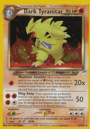 Dark Tyranitar (11/105) [Neo Destiny Unlimited] | Card Merchant Takapuna