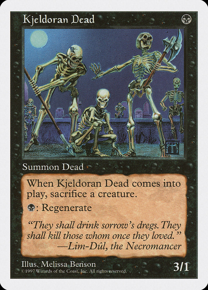 Kjeldoran Dead [Fifth Edition] | Card Merchant Takapuna