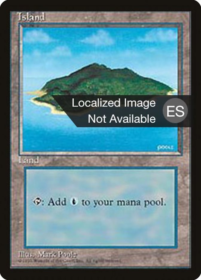 Island (B) [Fourth Edition (Foreign Black Border)] | Card Merchant Takapuna