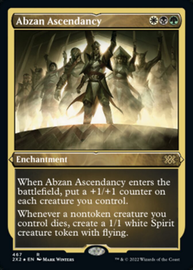 Abzan Ascendancy (Foil Etched) [Double Masters 2022] | Card Merchant Takapuna