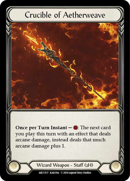 Crucible of Aetherweave [ARC115-T] (Arcane Rising)  1st Edition Normal | Card Merchant Takapuna