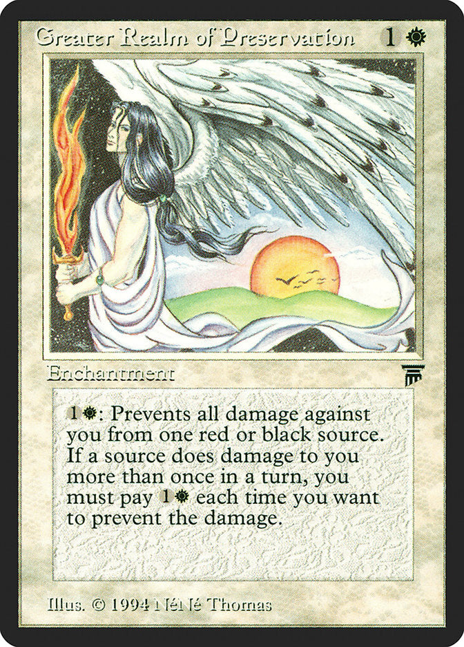 Greater Realm of Preservation [Legends] | Card Merchant Takapuna
