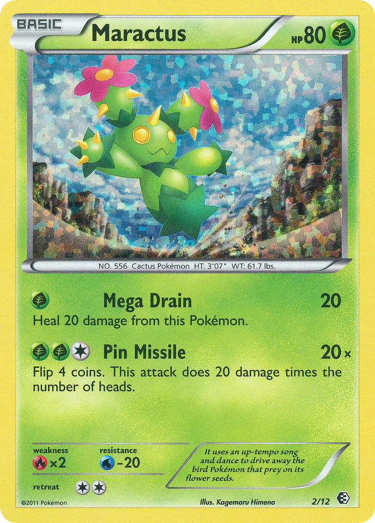 Maractus (2/12) [McDonald's Promos: 2011 Collection] | Card Merchant Takapuna