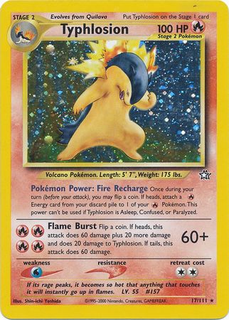 Typhlosion (17/111) [Neo Genesis Unlimited] | Card Merchant Takapuna